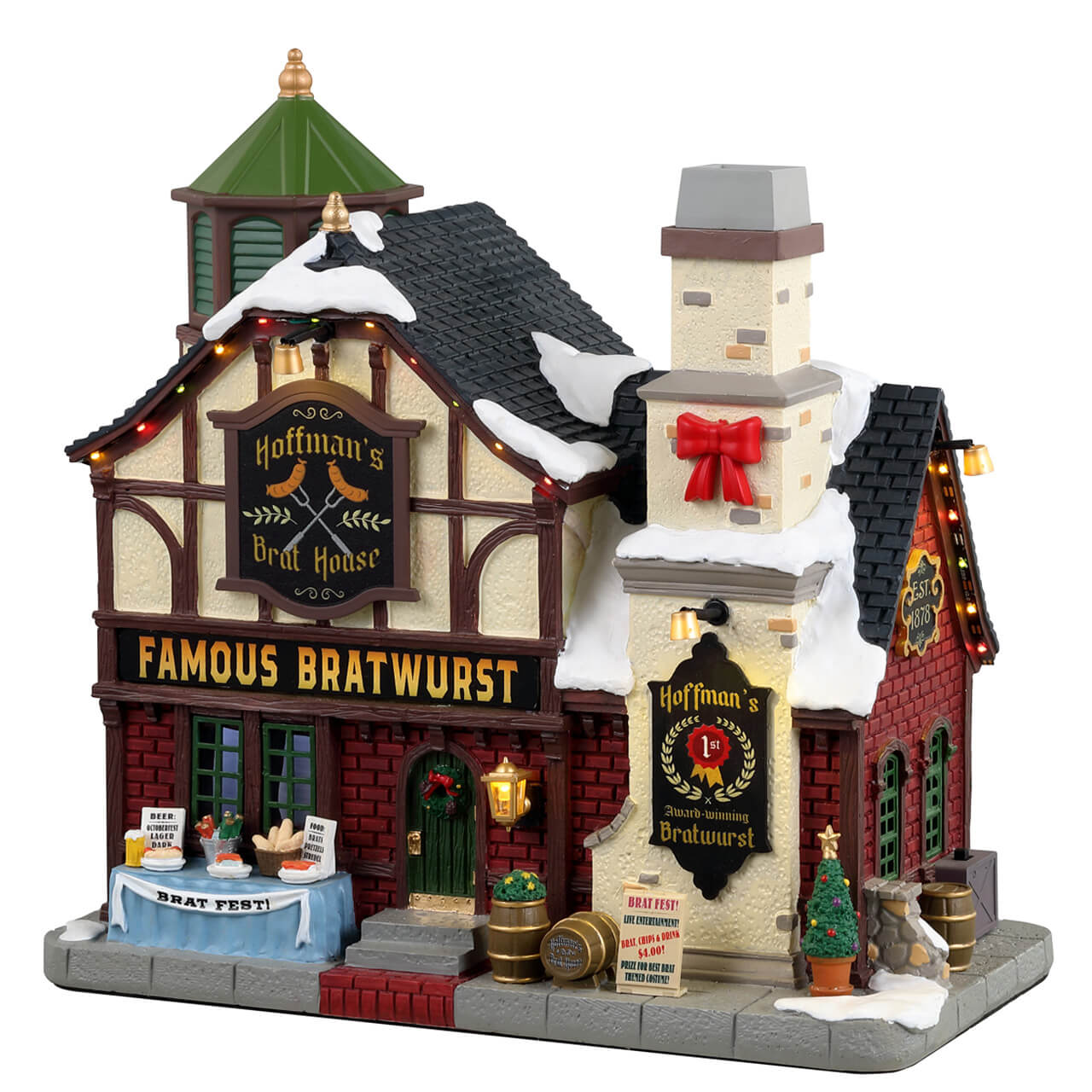 Hoffman's Brat House con Luci – Lemax