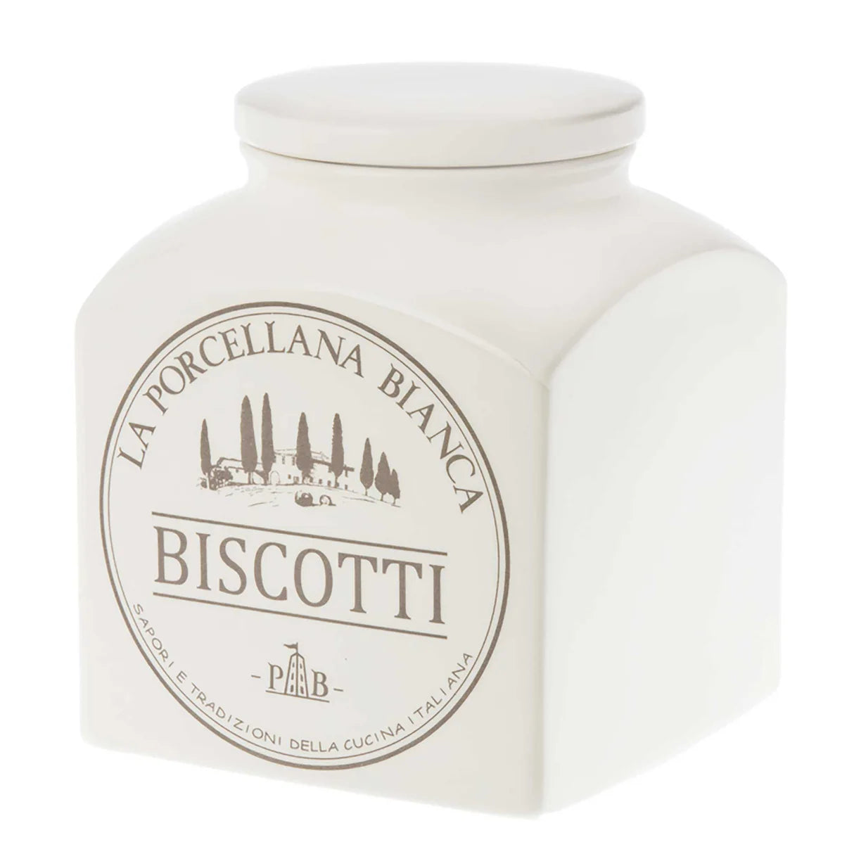 Barattolo Biscotti 3,5L in Porcellana – La Porcellana Bianca
