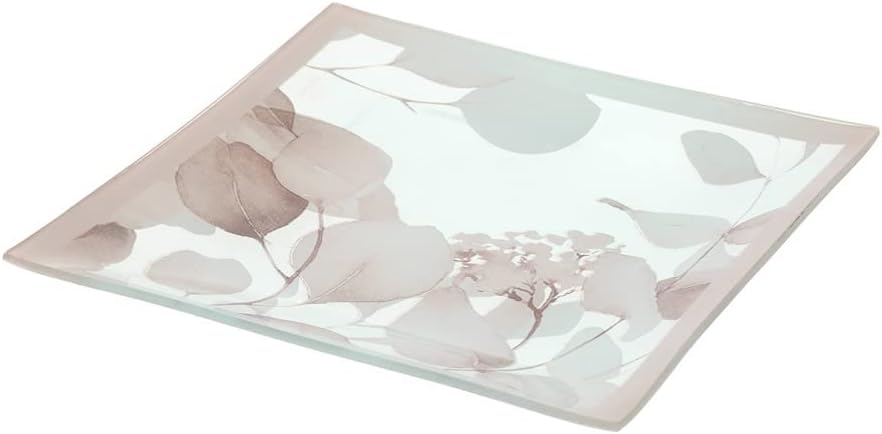 Svuotatasche in vetro con decorazioni Botanic - Hervit