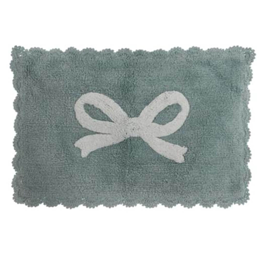 Tappeto Bagno in Cotone con Fiocco 45×75- Blanc Mariclò