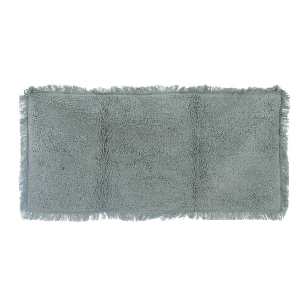 Tappeto Bagno con Frange in Cotone 50×110 cm - Blanc Mariclò