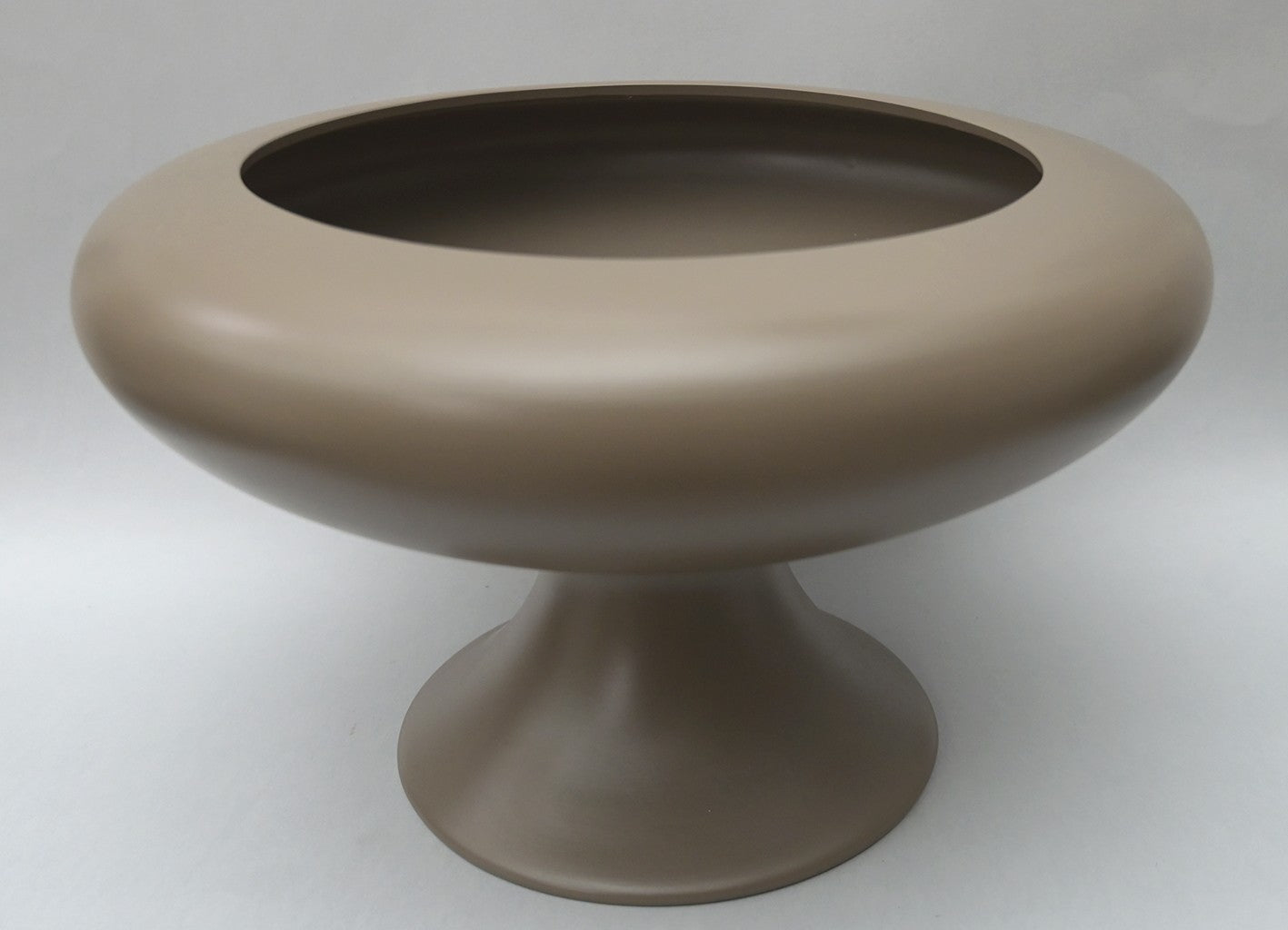 Coppa Centrotavola in Ceramica Tortora
