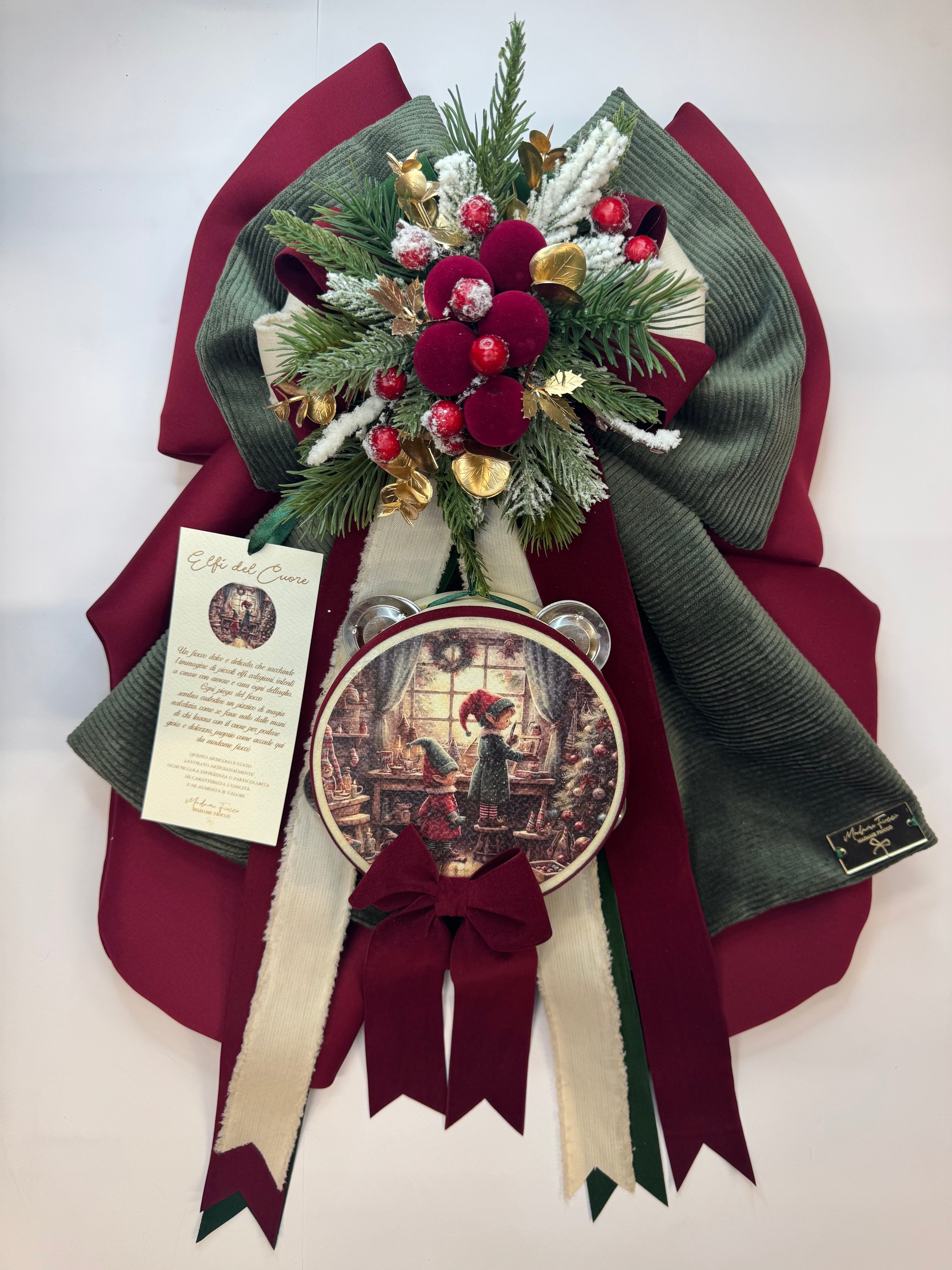 Fiocco Elfi del Cuore 50 h cm - Madame Fioccò