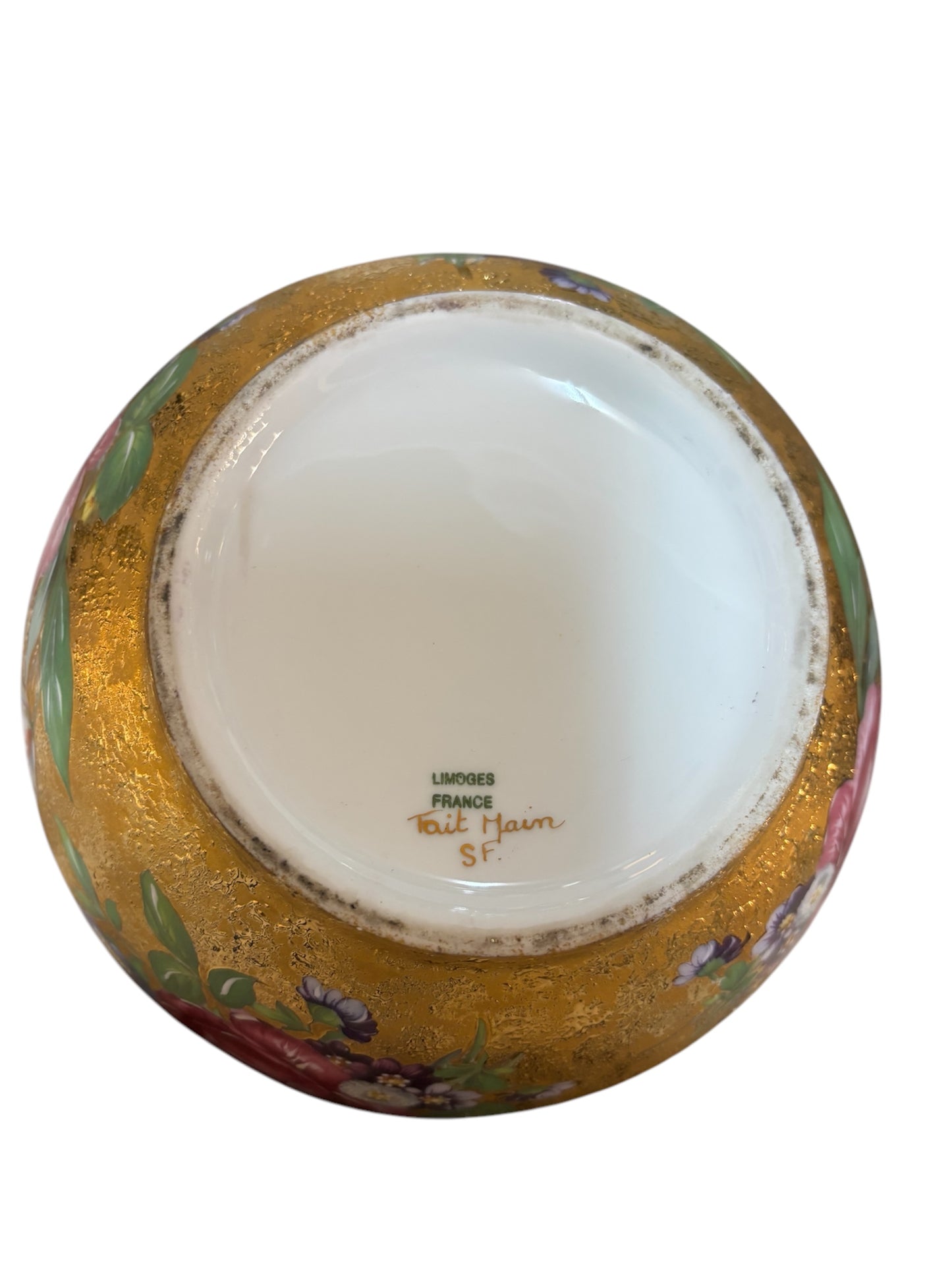Uovo Fabergé in Porcellana Limoges Dipinto a Mano