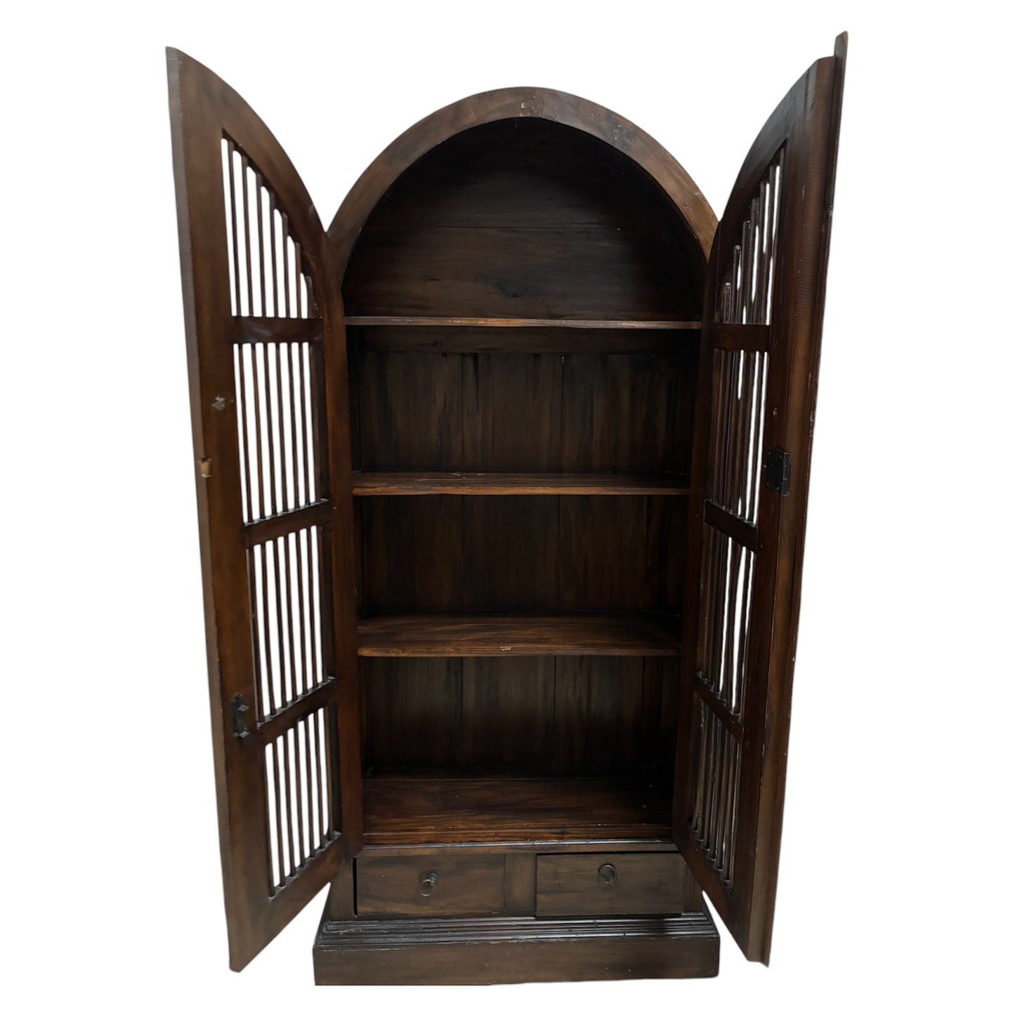 Mobile in Legno Massello Sheesham con Ante Traforate