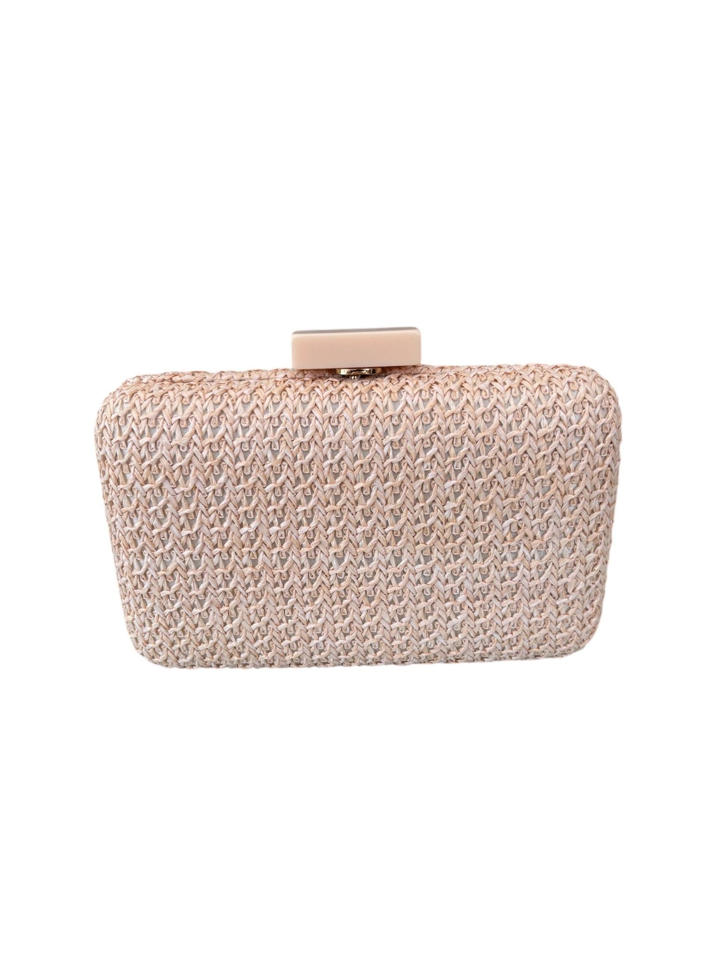Clutch Rigida con Catena Dorata – Fiori di Lena
