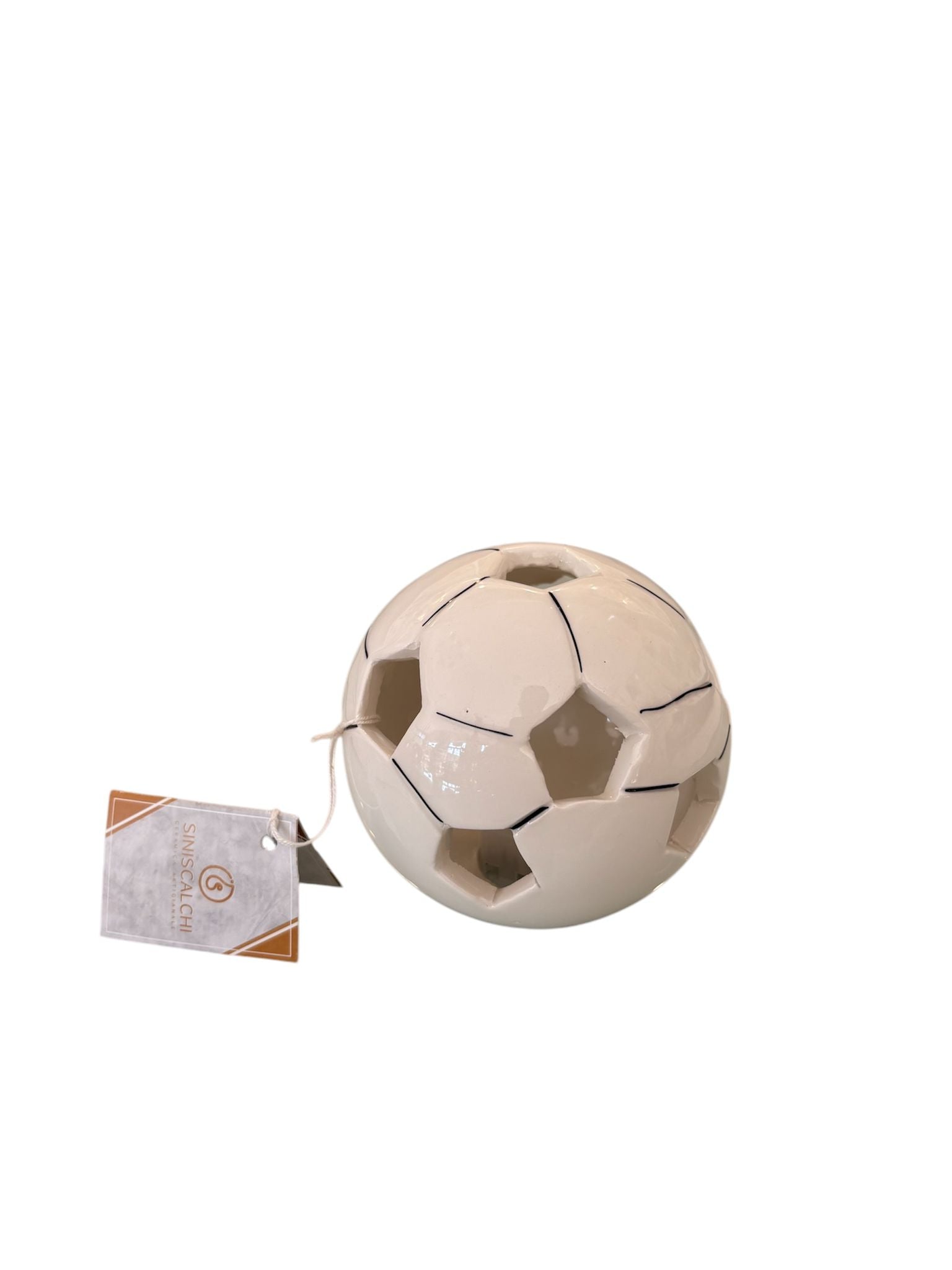 Lampada LED a Forma di Pallone in Ceramica – Siniscalchi