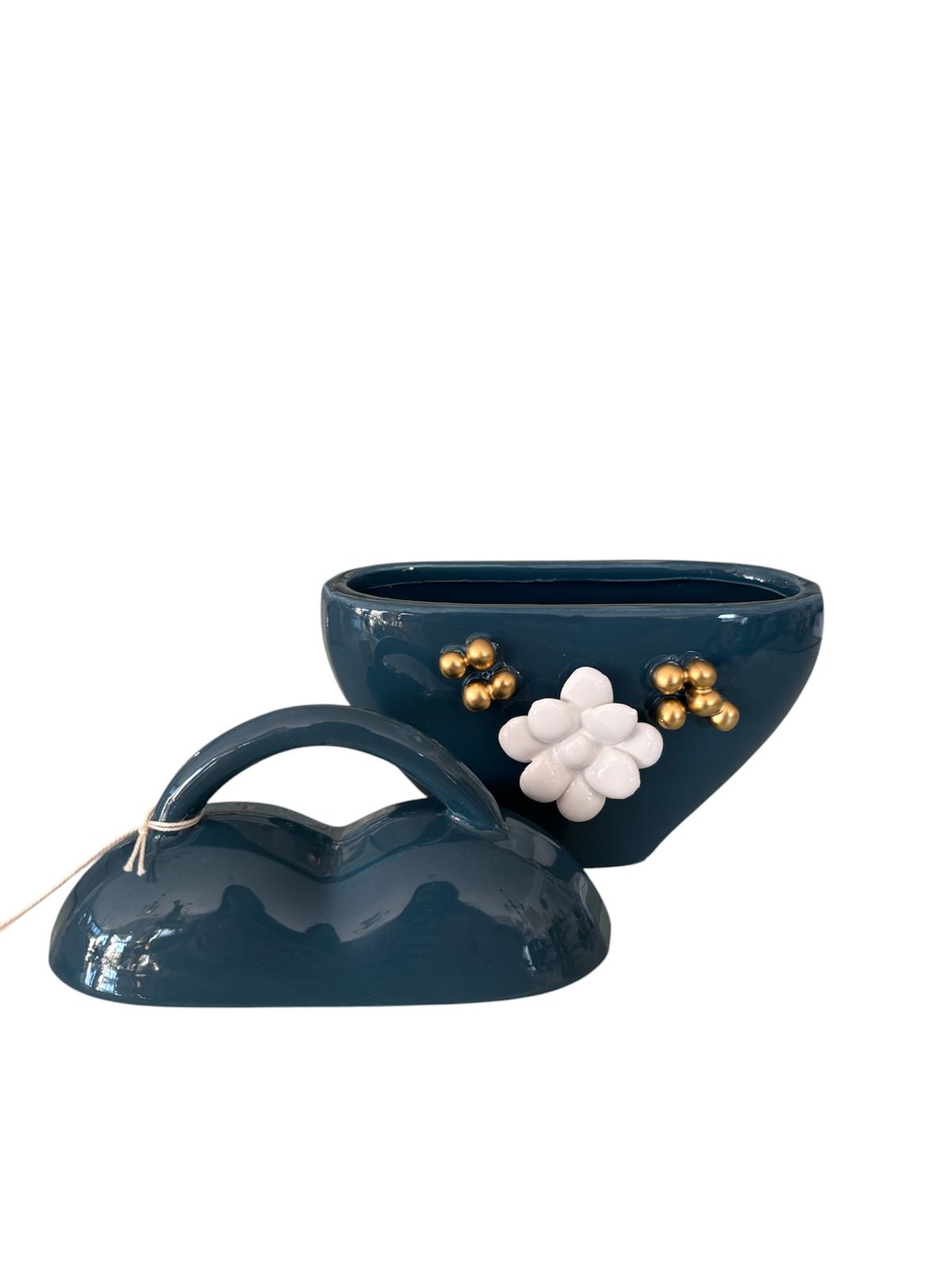 Borsetta Porta Gioie a Cuore in Ceramica – Dea Capodimonte