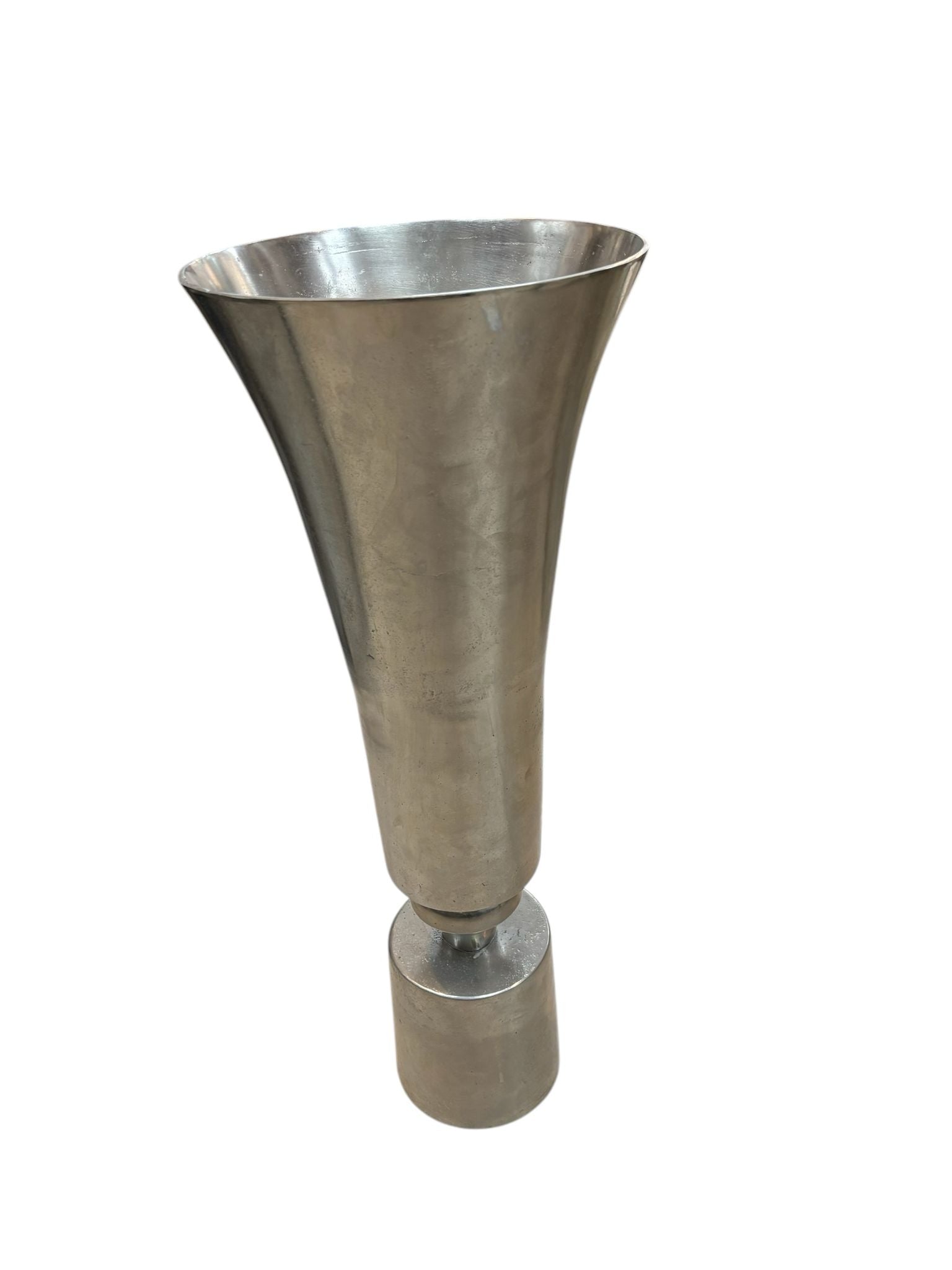 Vaso in Acciaio Indiano Argento – In Art