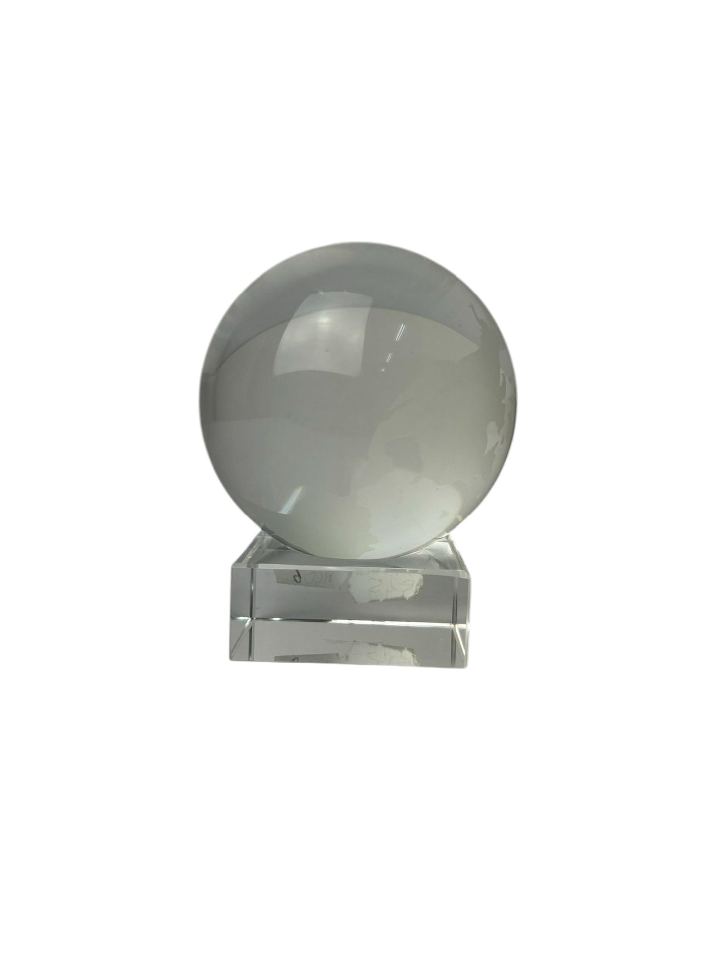 Mappamondo in Vetro con Base Girevole 10 cm - Oley Cassini
