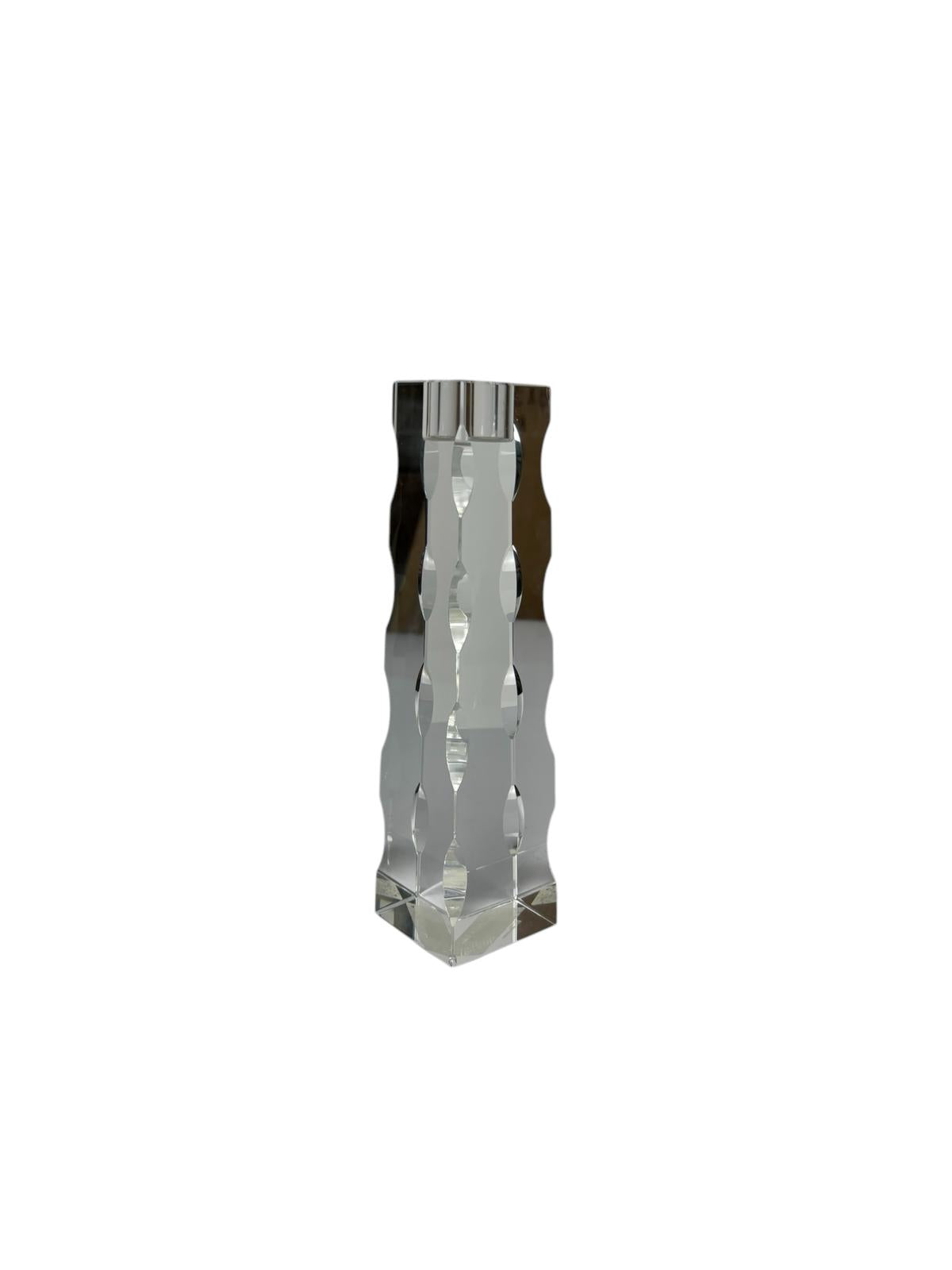 Candelabro in Vetro 19 h cm - Le Perle