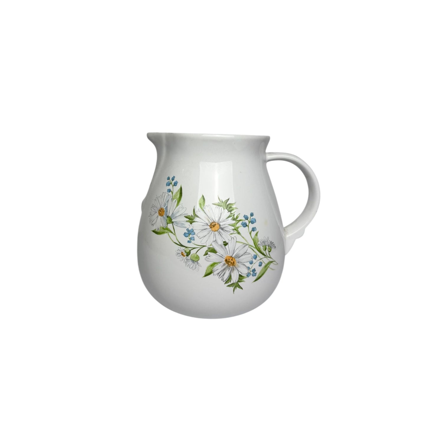 Caraffa in Porcellana con Disegno di Margherite 0,5 litri