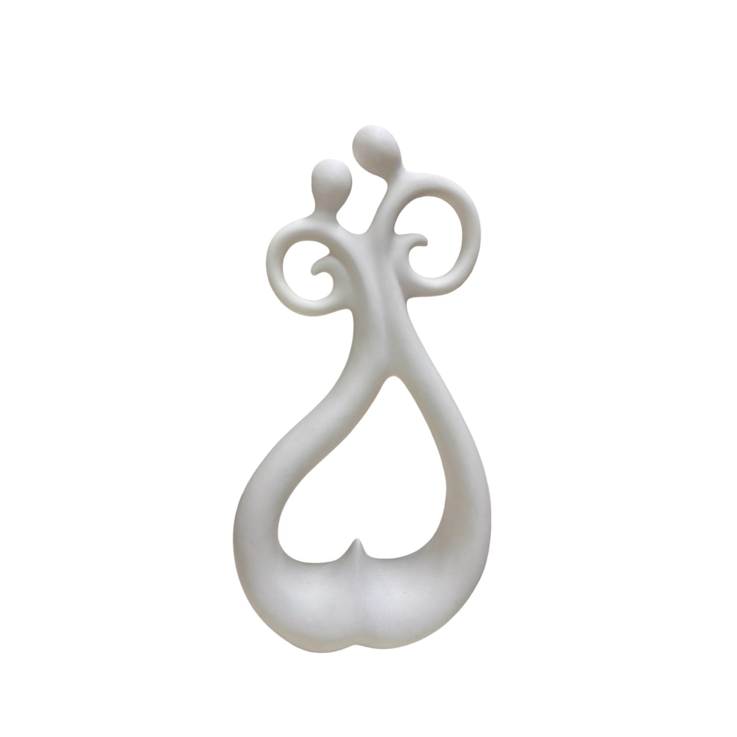 Scultura Stilizzata di Innamorati in Gesso 42 h cm – Gilde