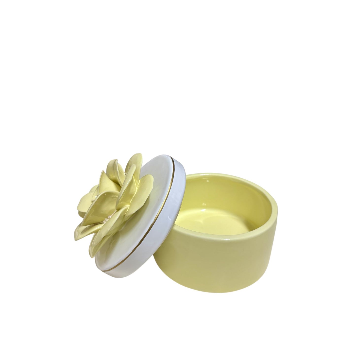 Scatola Tonda in Ceramica di Capodimonte – Dea Capodimonte