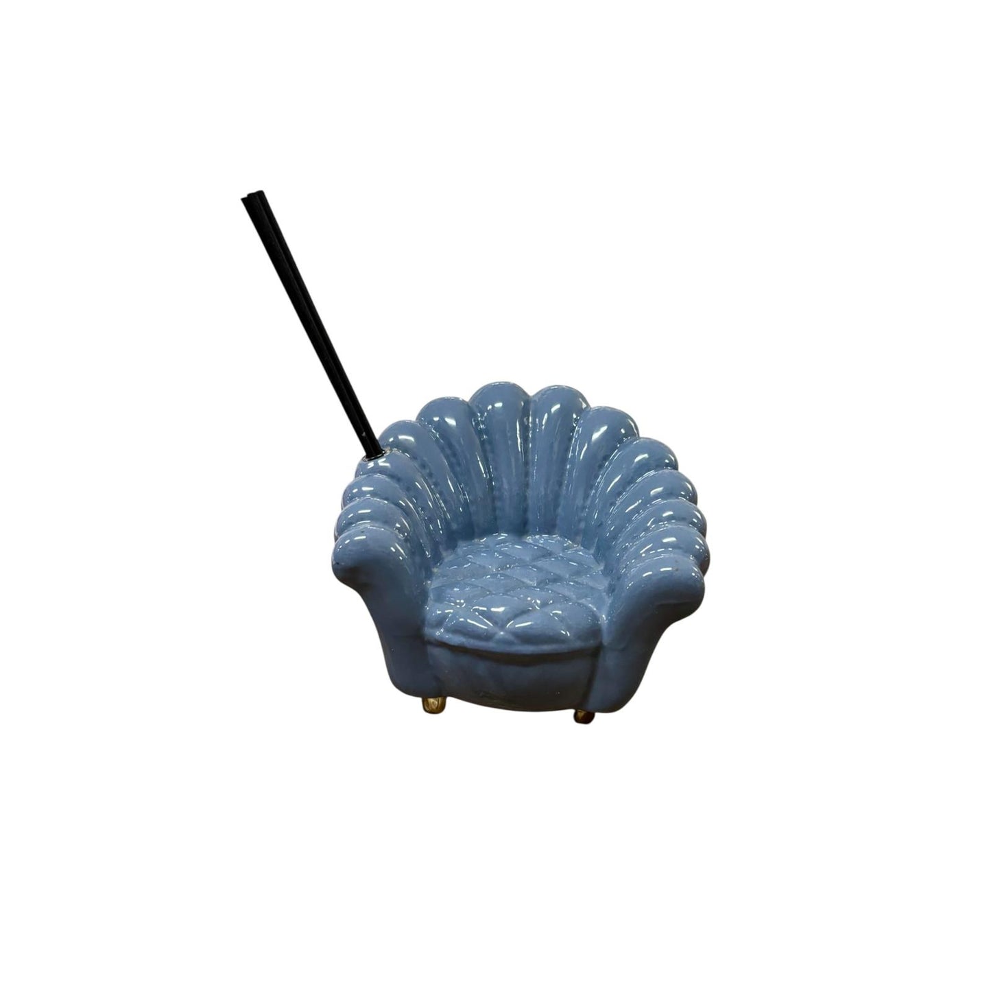 Profumatore a Forma di Poltrona in Ceramica Blu – Linea Madrhelen