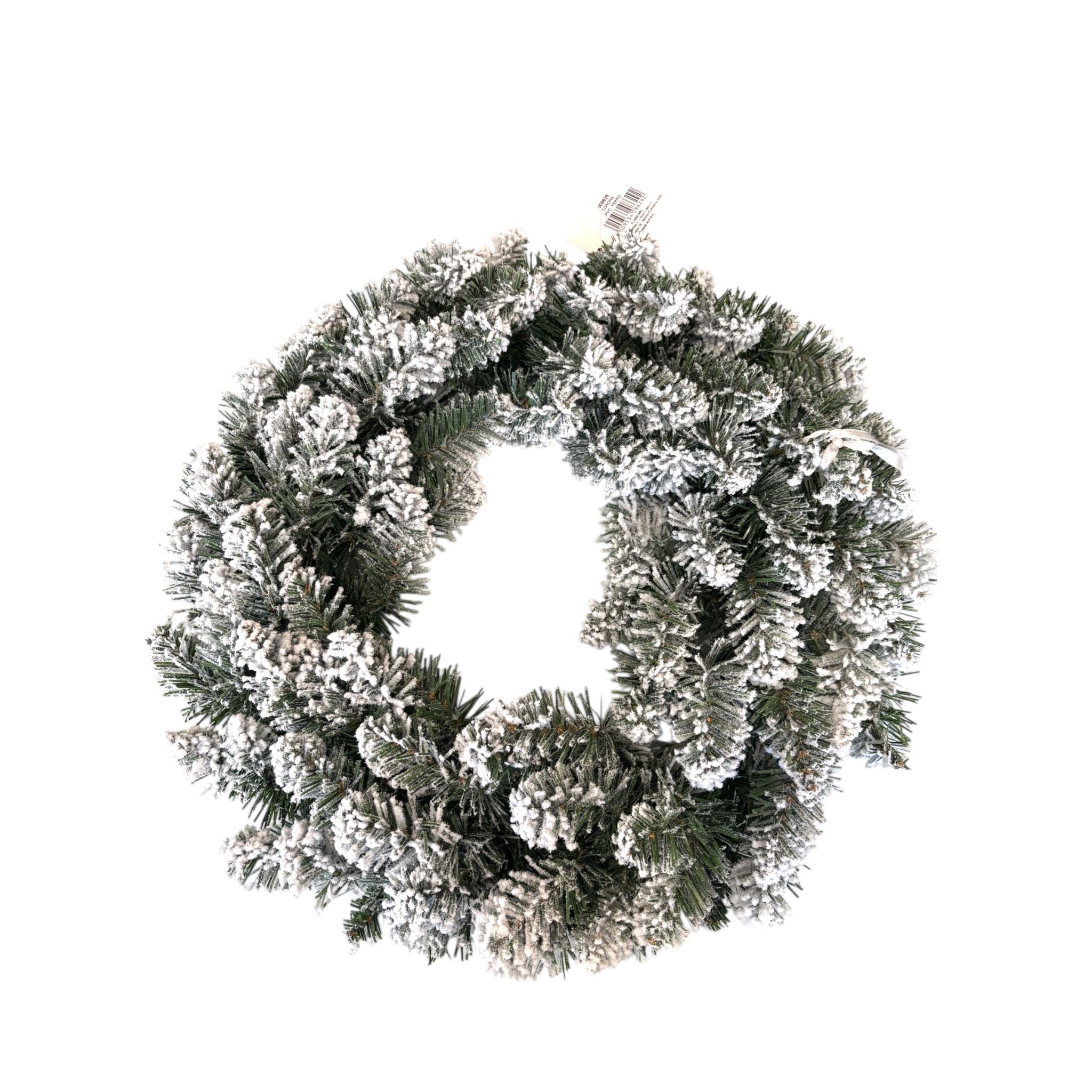 Ghirlanda Innevata con Effetto Realistico - Ø 45 cm