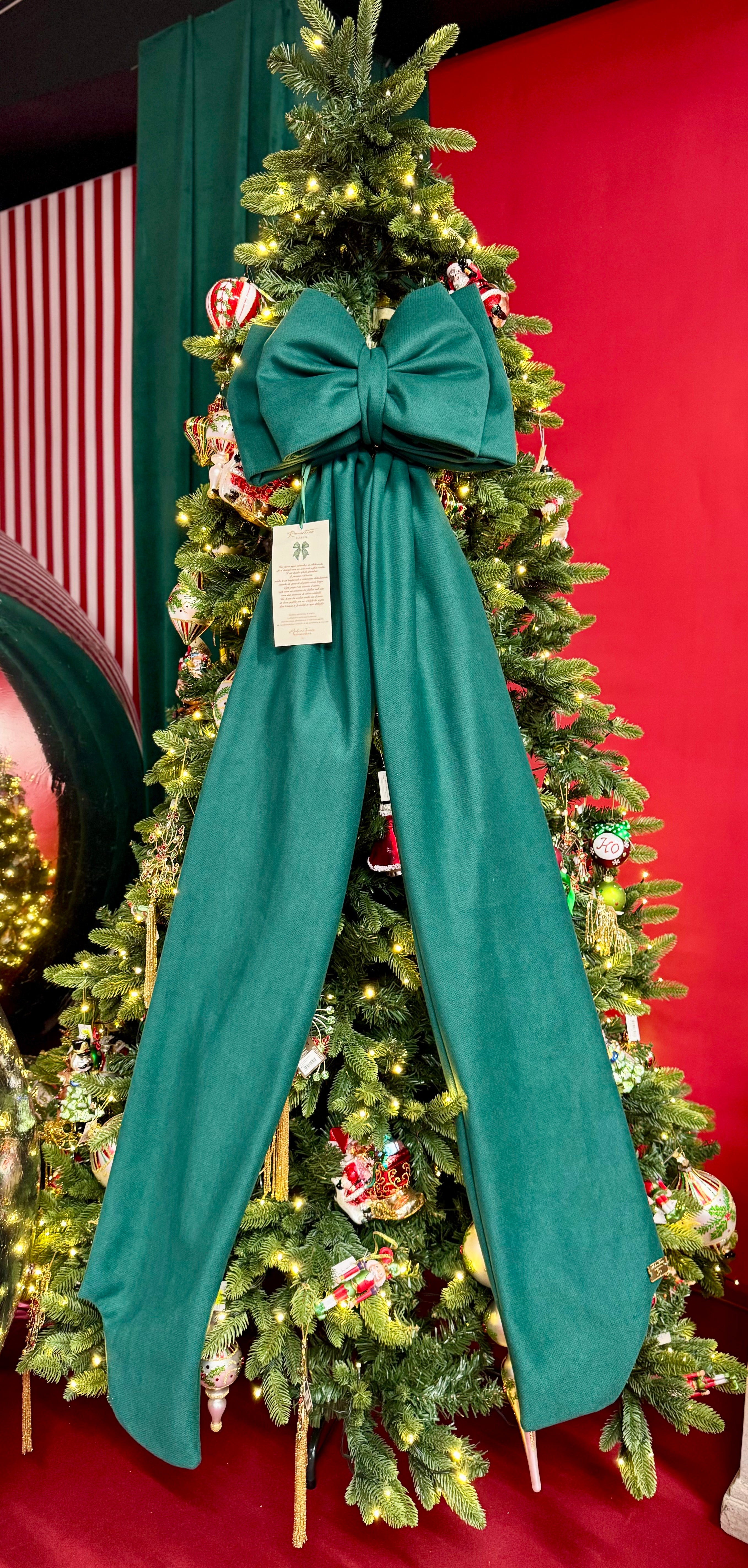 Mega Fiocco Romantico Green 165 cm - Madame Fioccò