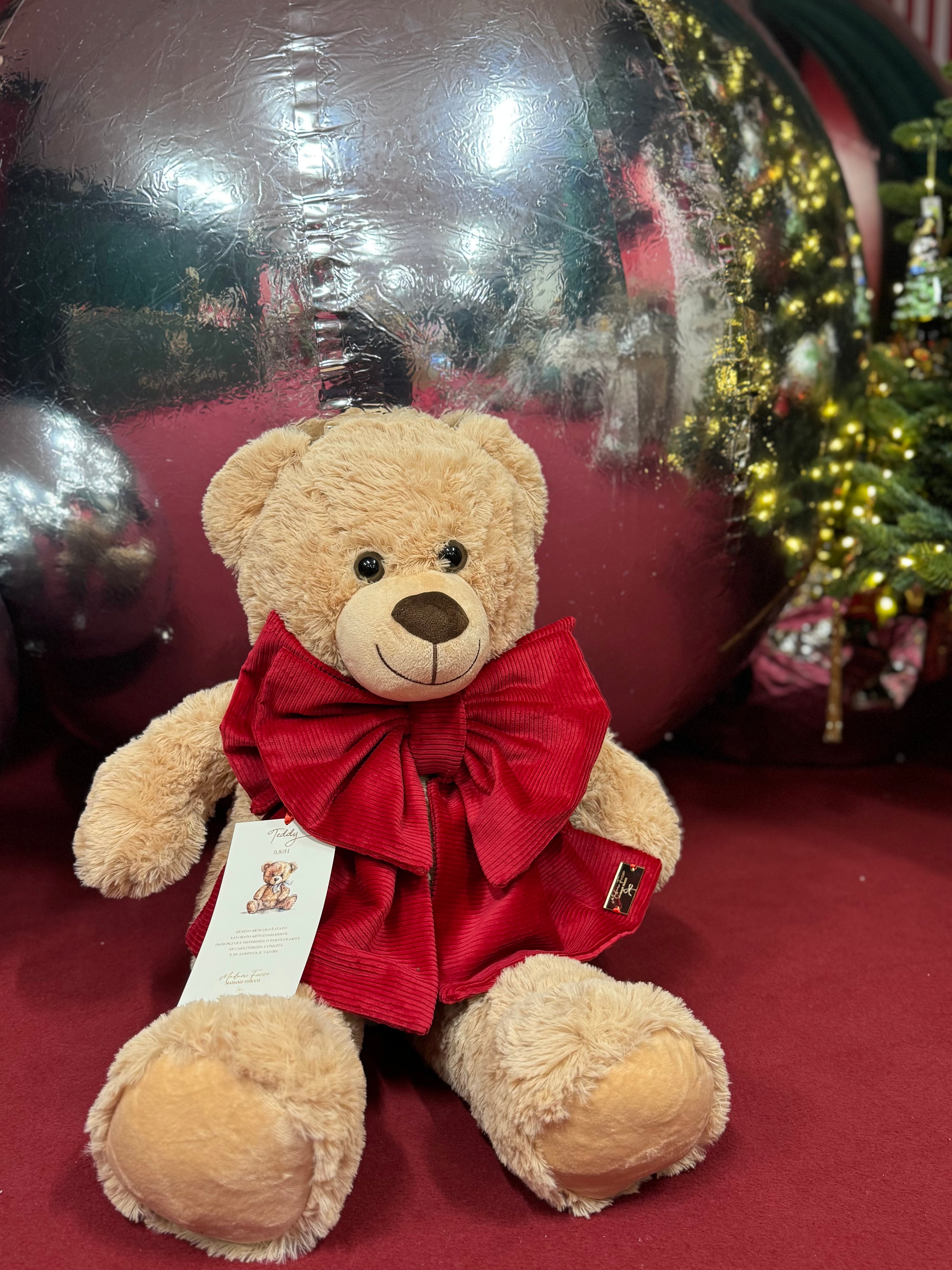 Peluche Orso Teddy 80 cm - Madame Fioccò