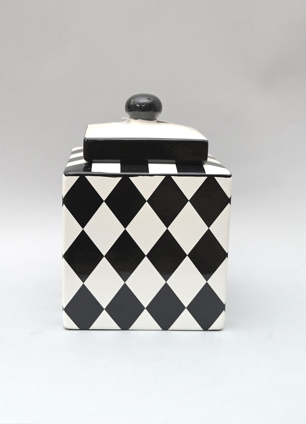 Potiche a Scacchi in Ceramica