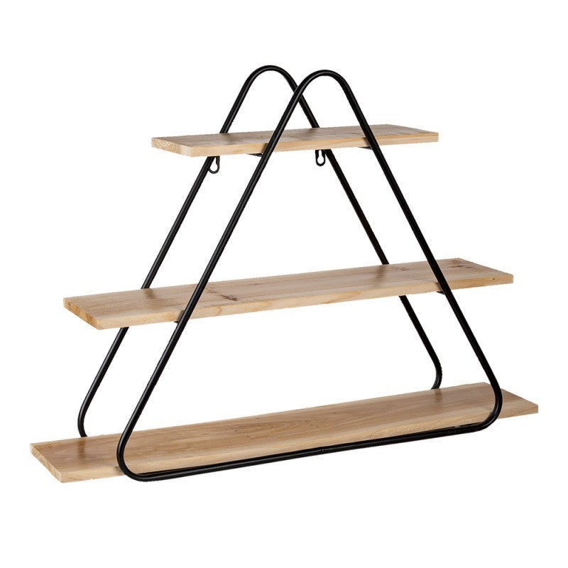 Scaffale Triangolare da Parete in Stile Industriale