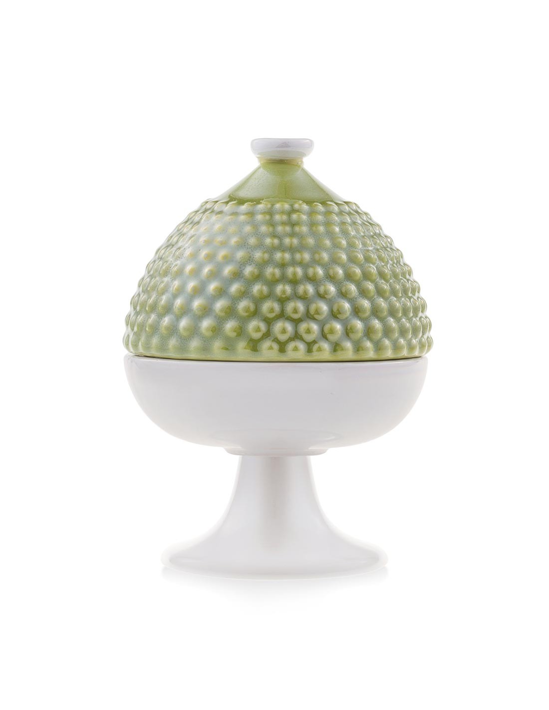 Porta Gioie in Ceramica Smaltata a Forma di Pumo 13.5 h cm- Emò