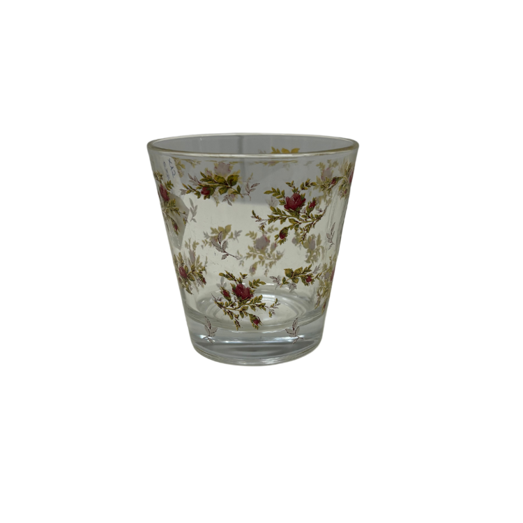 Set 12 Bicchieri Acqua con Rose Romantiche - Blanc Mariclò
