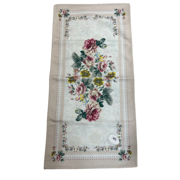Tappeto Floreale "Elisir d'Amore" 120 cm - Blanc Mariclo