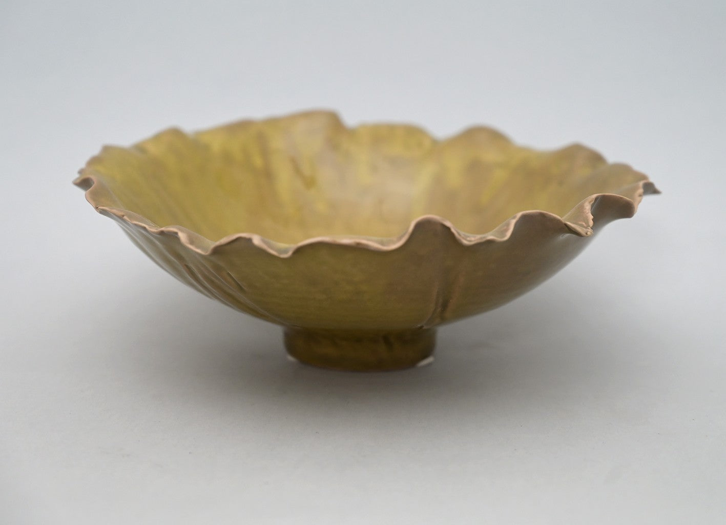 Coppa Ondulata in Ceramica