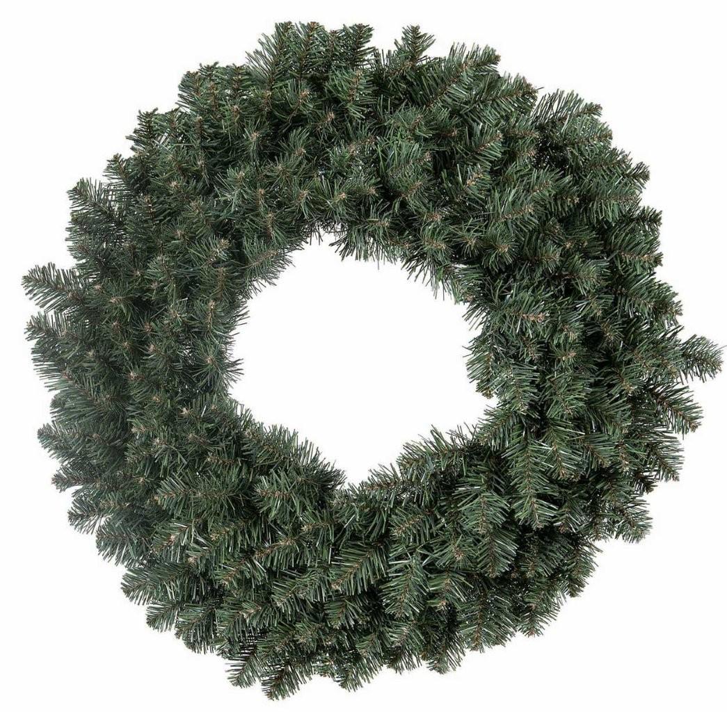 Ghirlanda Verde con Effetto Realistico - Ø 45 cm