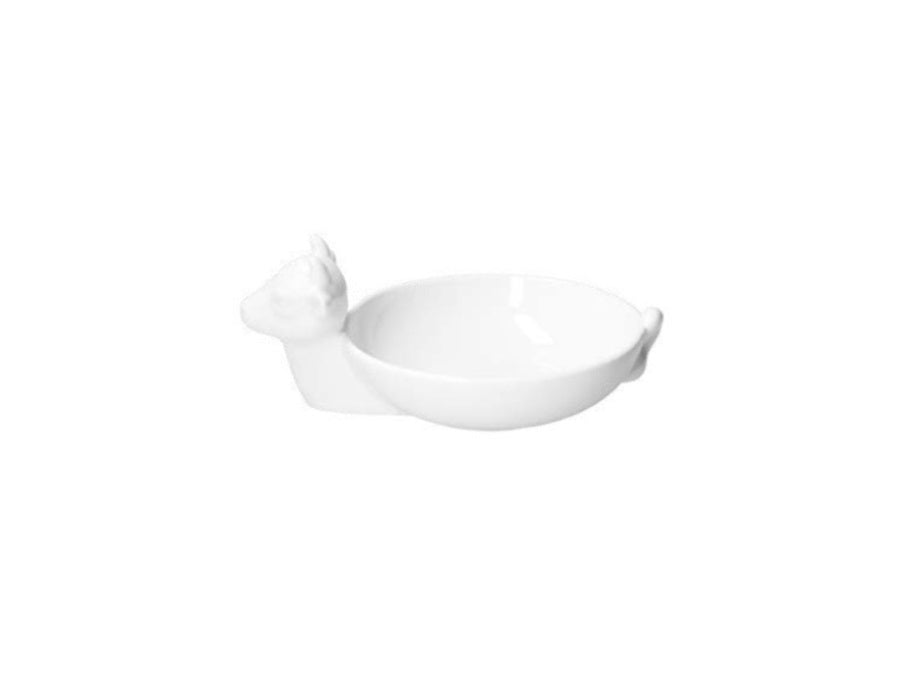 Piatto Servi Mozzarella con Mucchetta – La Porcellana Bianca