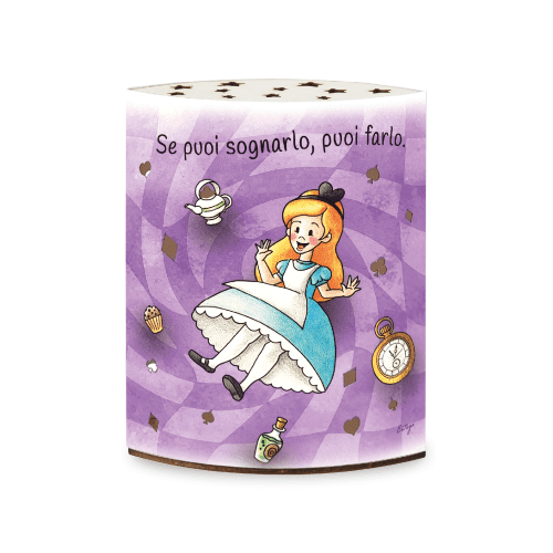 Lampada Led "Alice nel Paese delle Meraviglie" - Estego