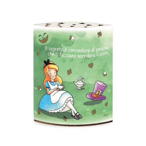 Lampada Led "Alice nel Paese delle Meraviglie" - Estego