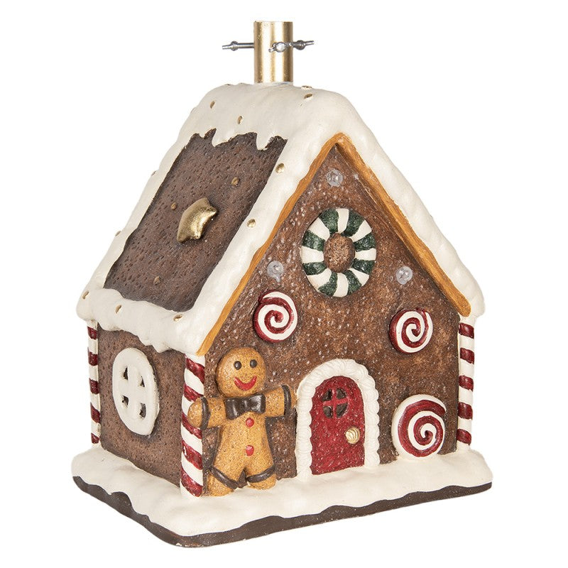 Supporto per Albero Casa di Pan di Zenzero con Luci 47 h cm – Clayre & Eef