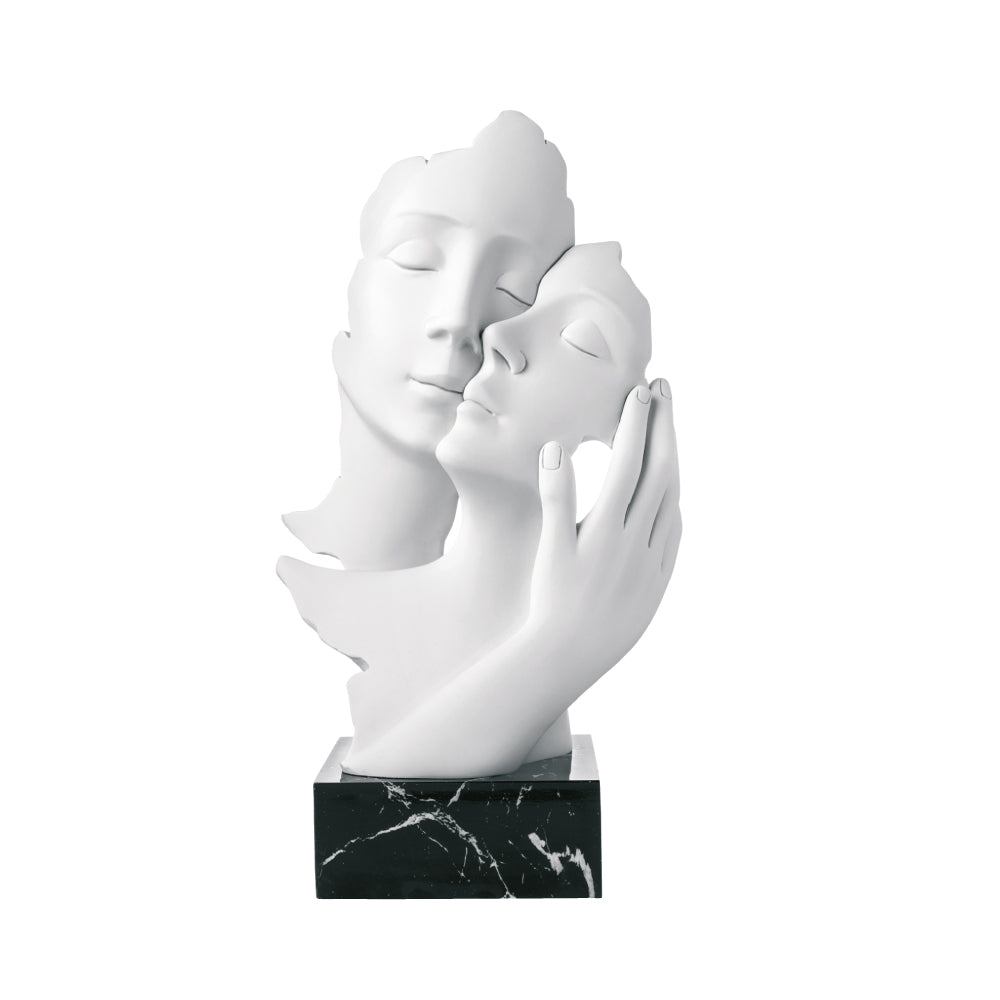 Scultura in Marmolino "Carezza d’Amore" 34 cm – Bongelli Preziosi
