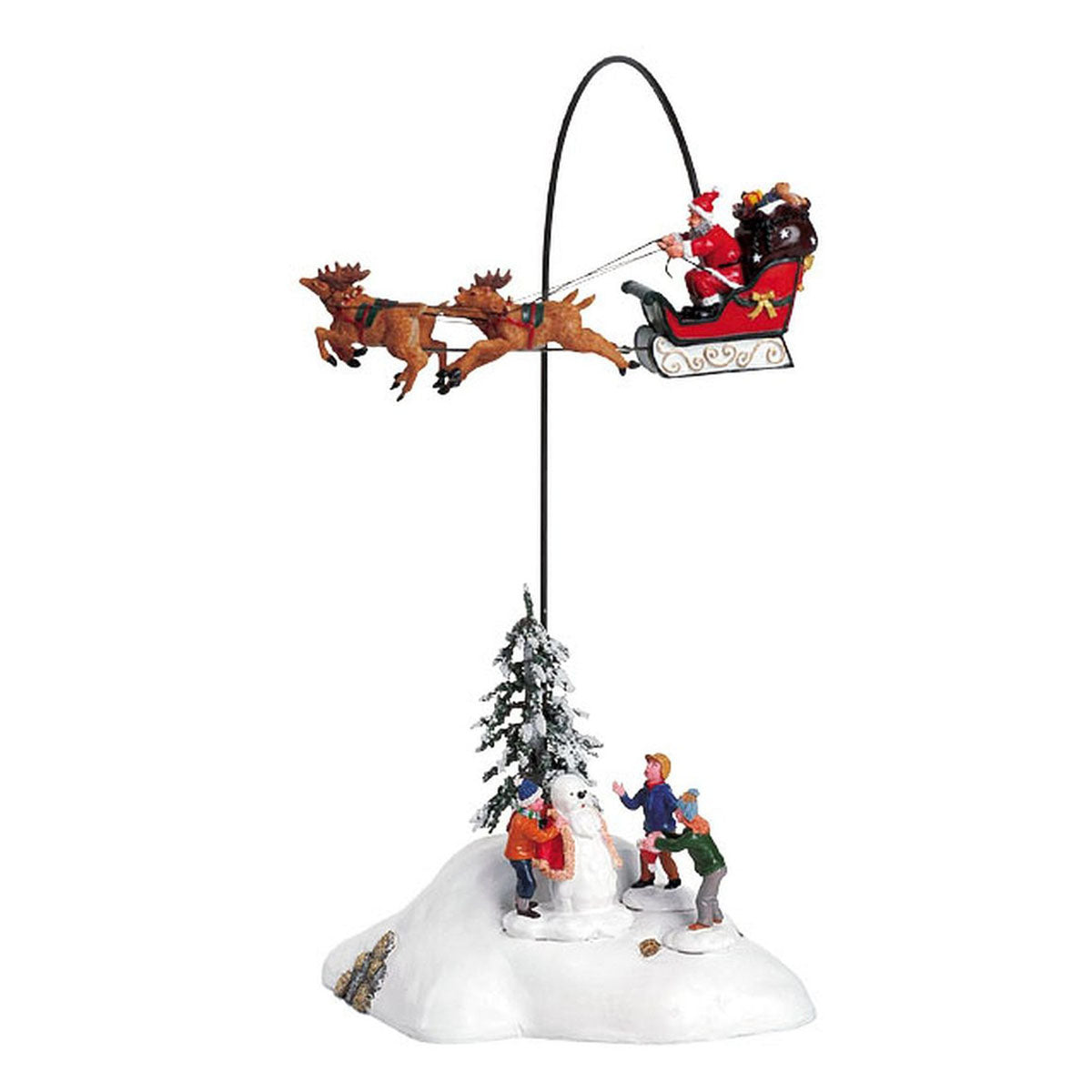 Santa Claus Is Coming To Town con Slitta Rotante – Lemax