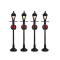 Gas Lantern Street Lamp Set 4 - Lemax