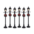 Street Lamps con Ghirlande Natalizie 6 pezzi - Lemax