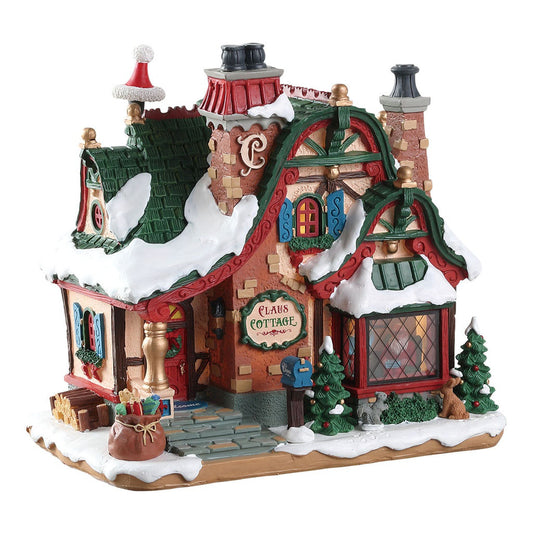 The Claus Cottage - Dimora di Babbo Natale Illuminata con LED 17.7 (h) cm