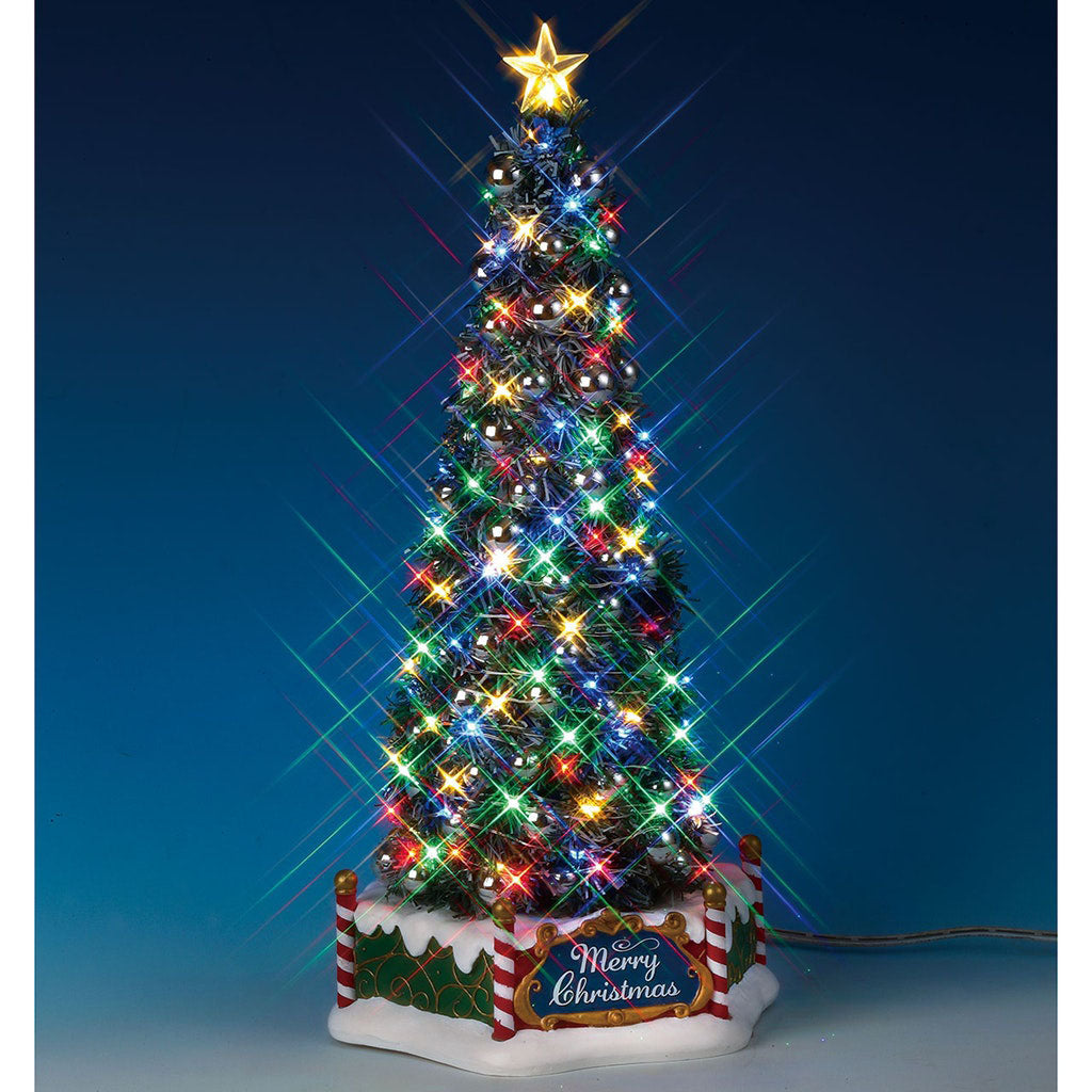 New Majestic Christmas Tree con Luci,  Suoni e Movimento - Lemax