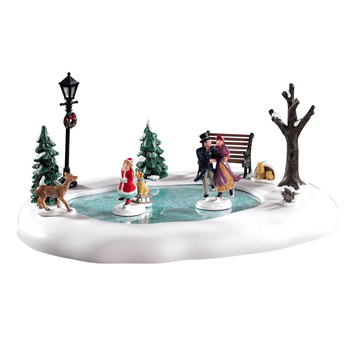 Victorian Skaters con movimento - Lemax