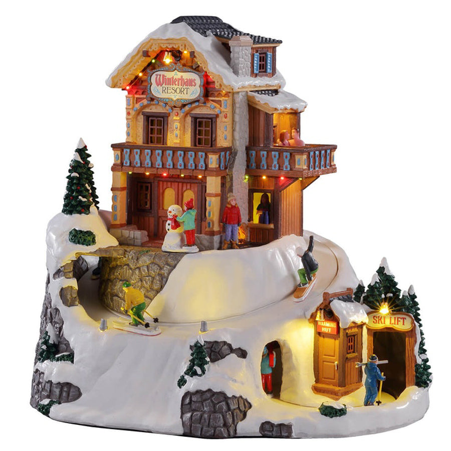 Winterhaus Resort con Suoni,Luci e Movimento- Lemax