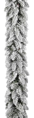 Ghirlanda Innevata Realistica in PE e PVC 2.70 mt. - Flora