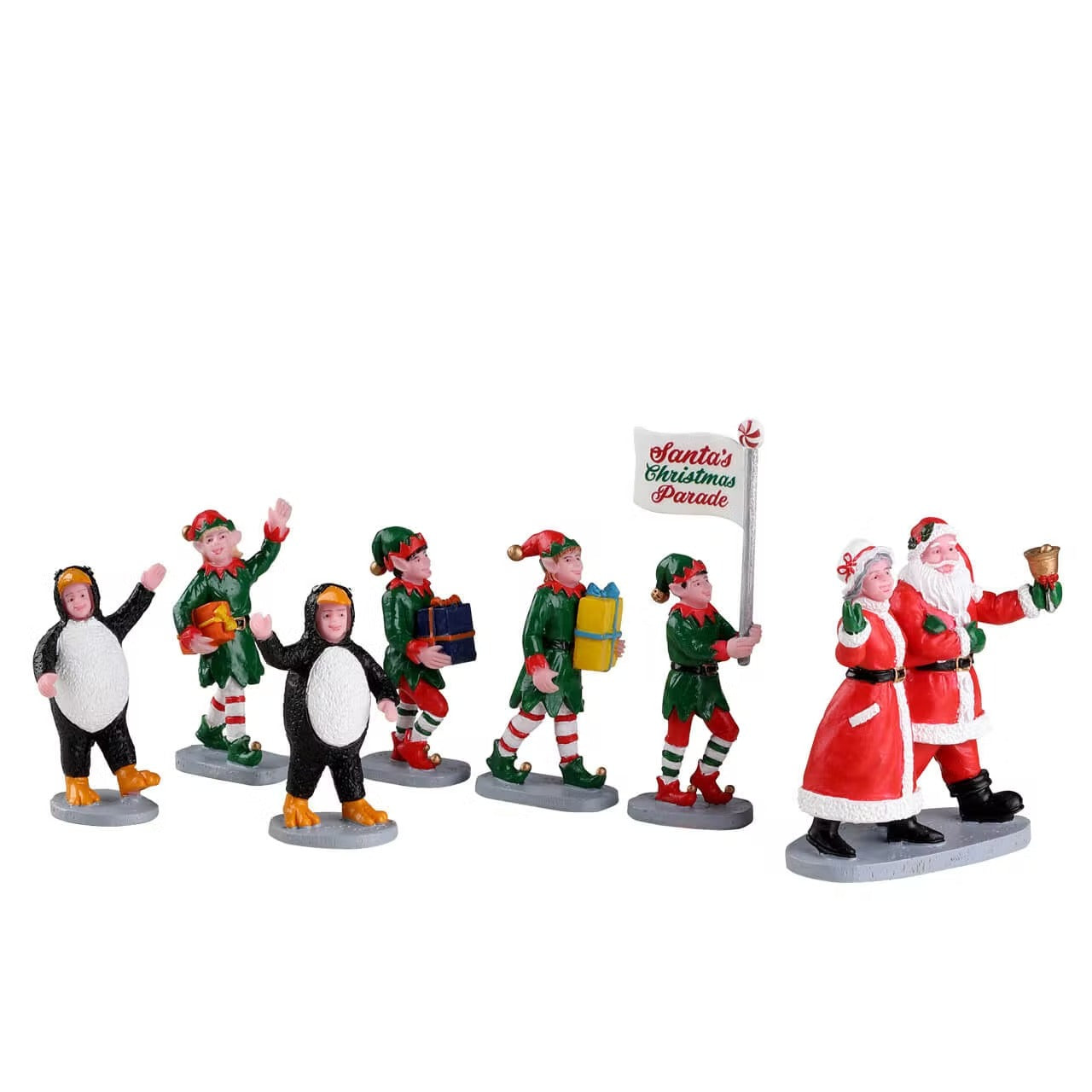 Santa’s Elf Parade Set di 7 - Lemax