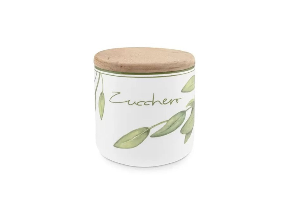 Barattolo Zucchero in Porcellana 1 L - La Porcellana Bianca