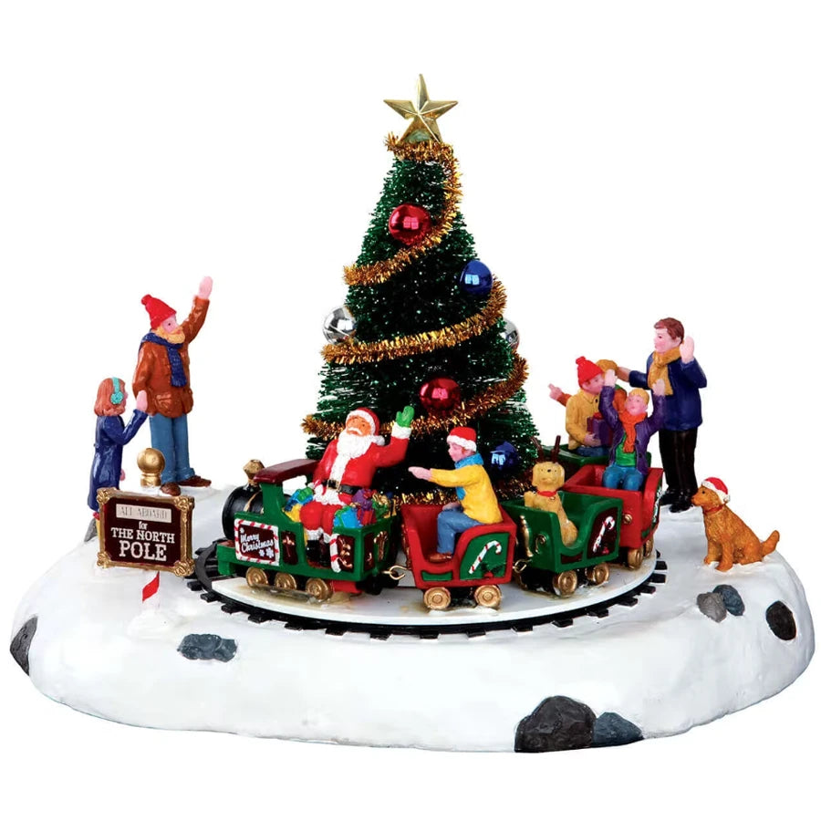 Santa's Kiddie Train con Movimento – Lemax