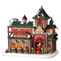 Santa's Reindeer Stables con Luci – Lemax