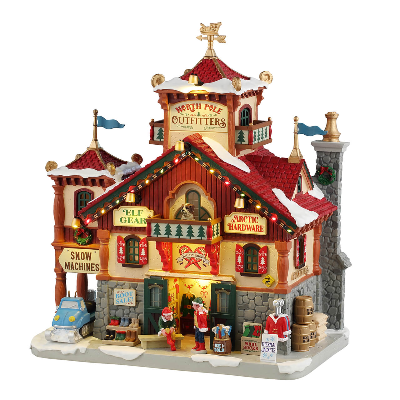 North Pole Outfitters con Luci - Lemax