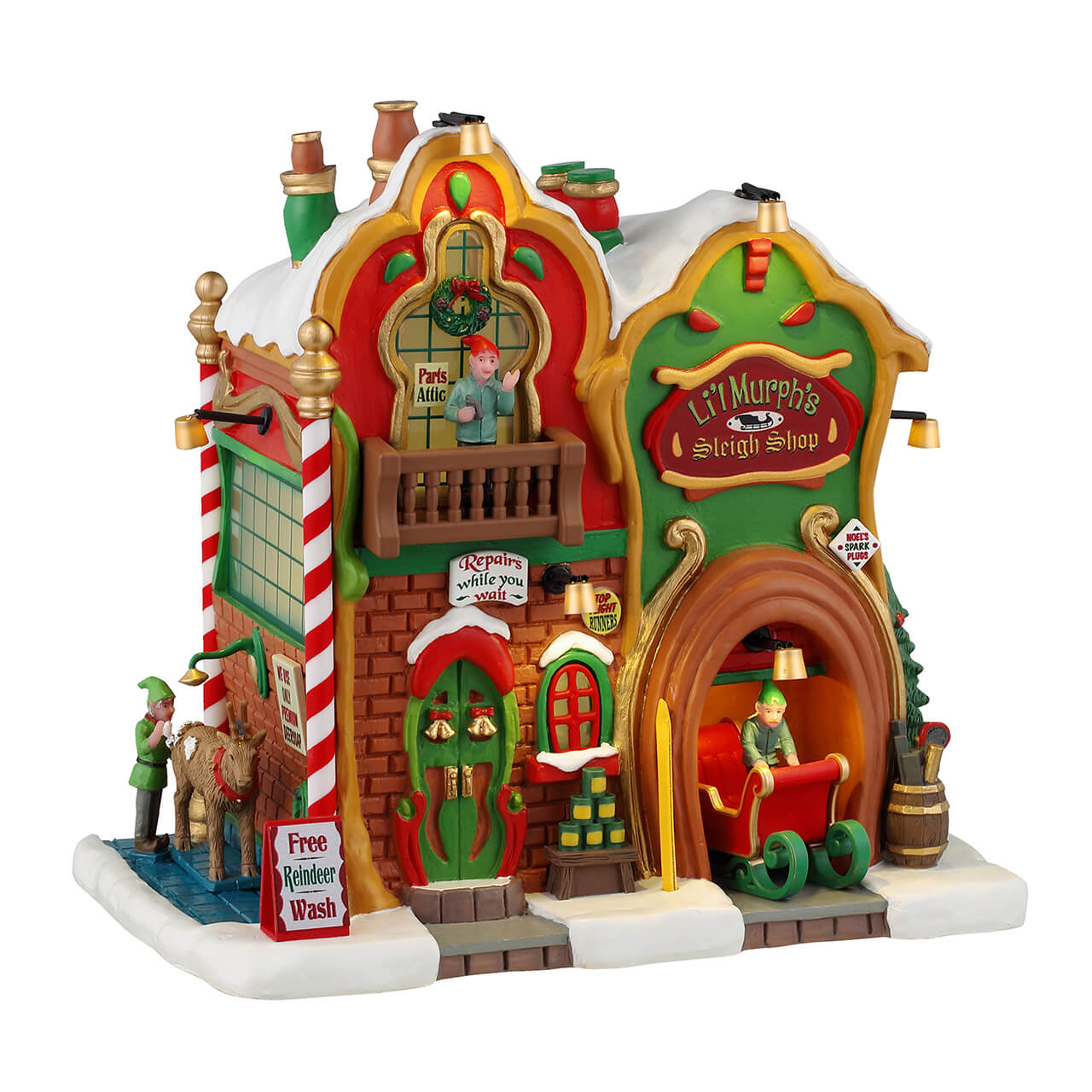 Li'L Murph's Sleigh Shop Illuminato - Lemax