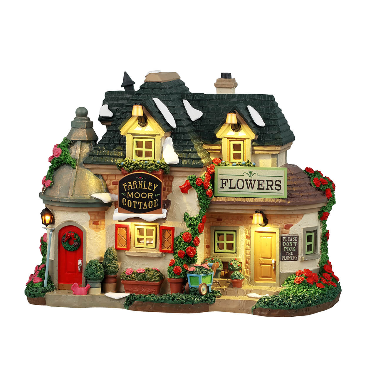 Cottage di Farnley Moor con Illuminazione 15.5 (h) cm