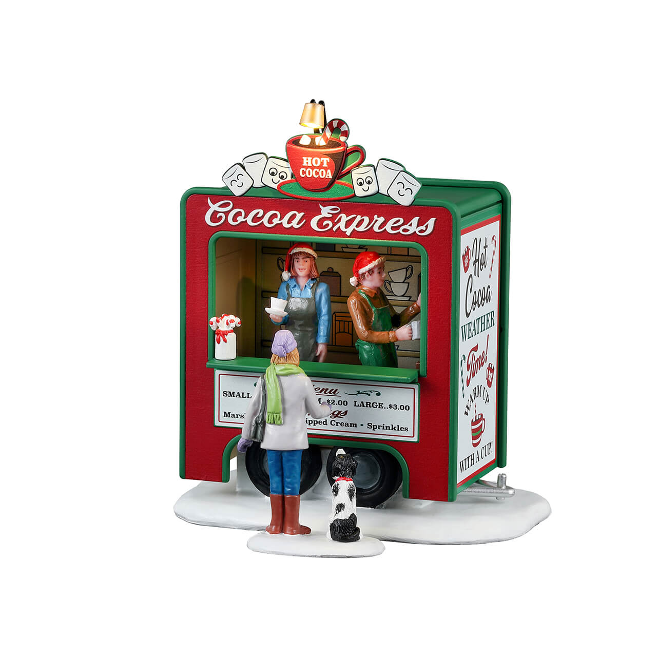 Cocoa Express Set 2 Pezzi con Luci - Lemax